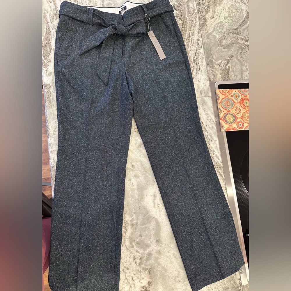 LOFT Trousers. Tie-belt.  NEW.